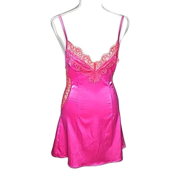 Chemise by Cider Pink with Eyelash Lace Size XS NWT - Picture 1 of 7